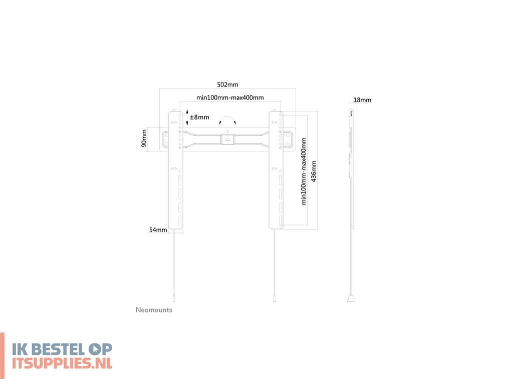 0110282-neomounts_led-w400black_tv-bevestiging_139-7_cm_55_zwart