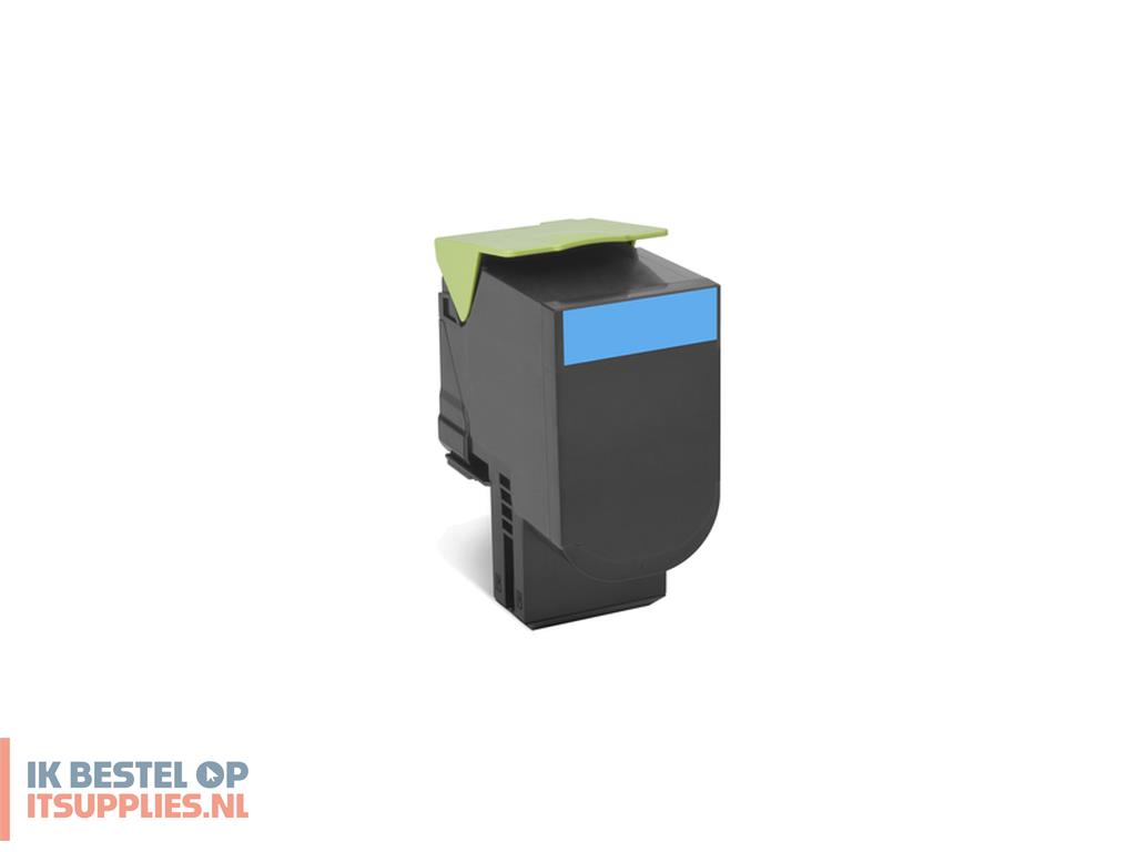 5213644-lexmark_702c_r_tonercartridge_1_stuks_origineel_cyaan