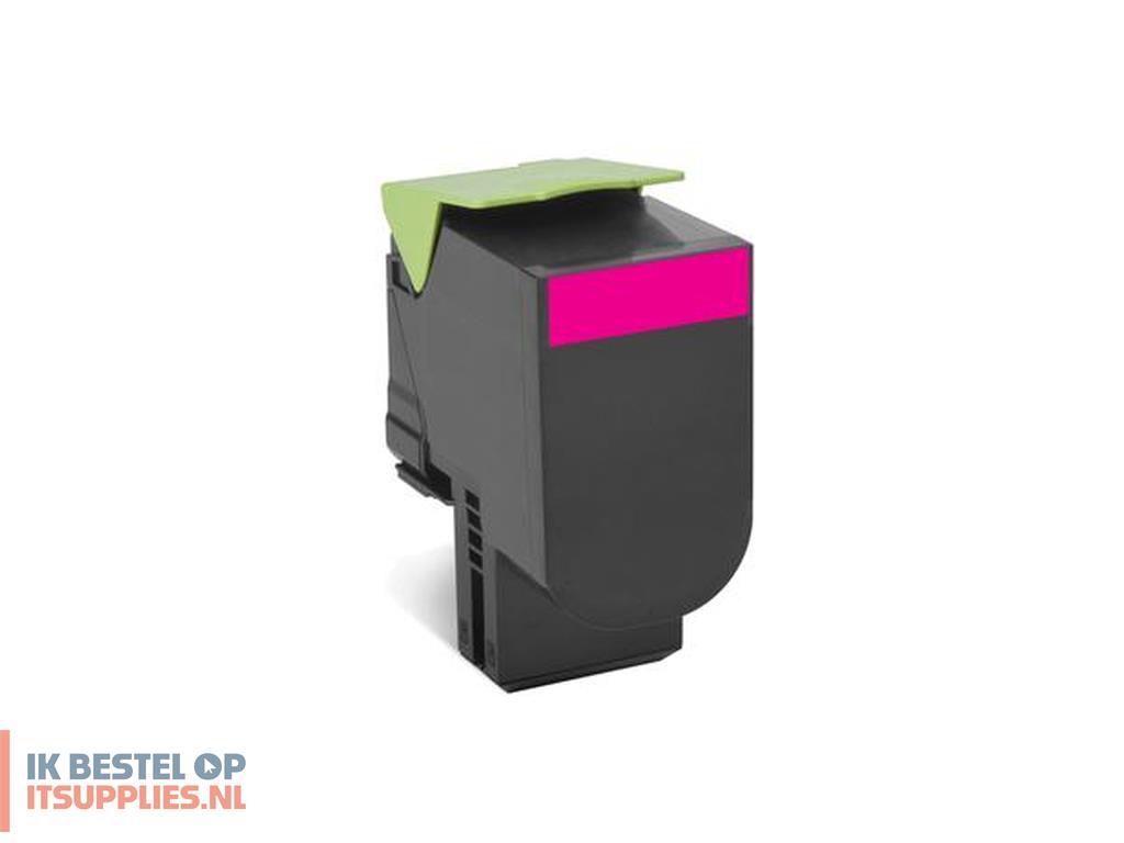 1245593-lexmark_80c2hme_tonercartridge_1_stuks_origineel_magenta