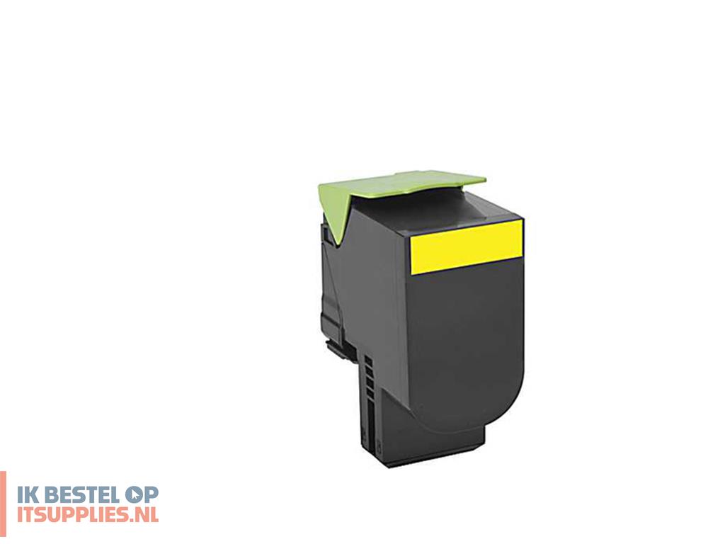 5110251-lexmark_80c0x40_tonercartridge_1_stuks_origineel_geel