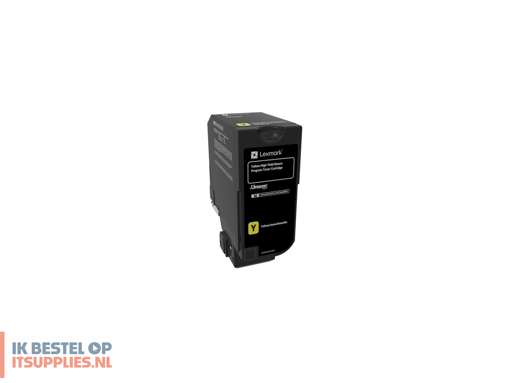 4555474-lexmark_74c2hy0_tonercartridge_1_stuks_origineel_geel