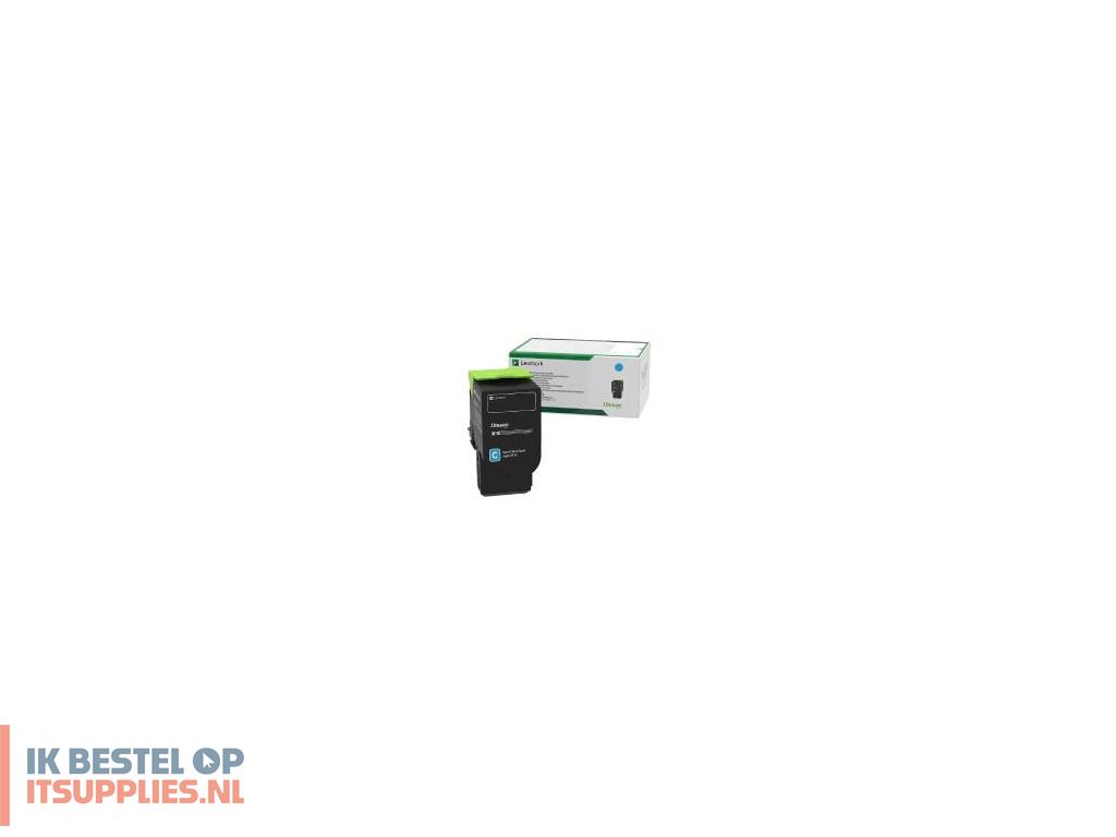 0341545-lexmark_78c2xc0_tonercartridge_1_stuks_origineel_cyaan