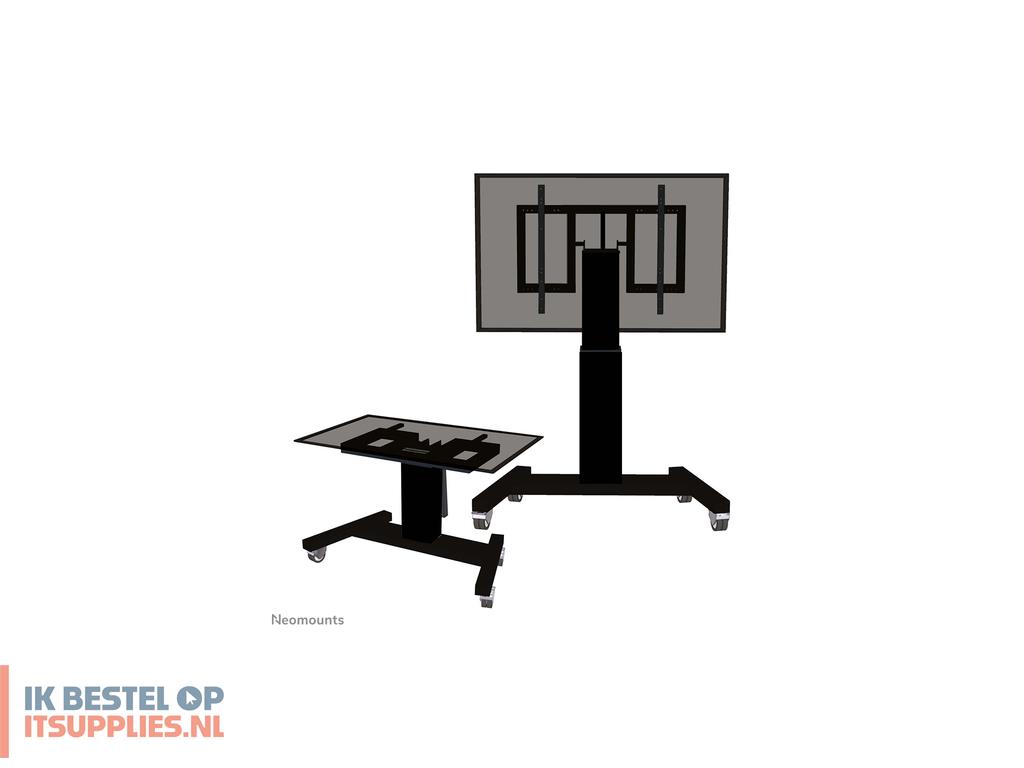 2242122-neomounts_plasma-m2500tblack_flat_panel_bureau_steun_2-54_m_100_vloer_zwart