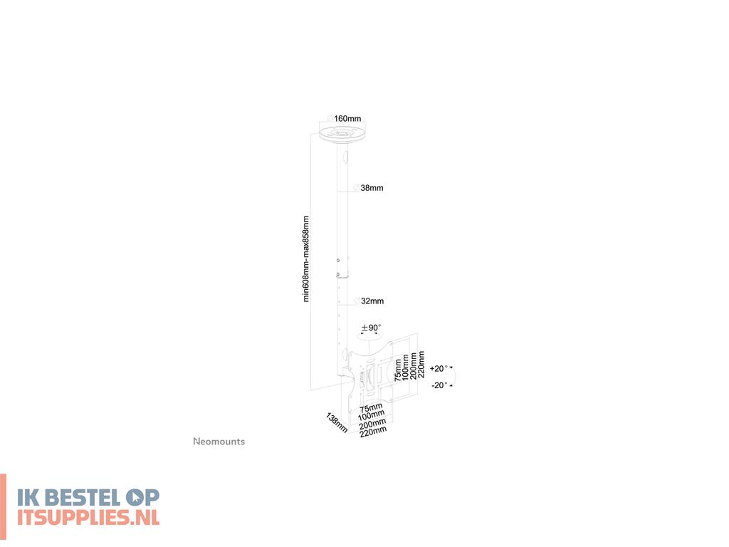 4709270-neomounts_fpma-c060black_bevestiging_voor_signage-beeldschermen_101-6_cm_40_zwart