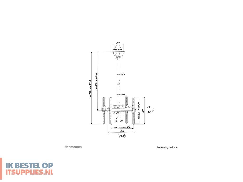 3842331-neomounts_nm-c440dblack_bevestiging_voor_signage-beeldschermen_152-4_cm_60_zwart