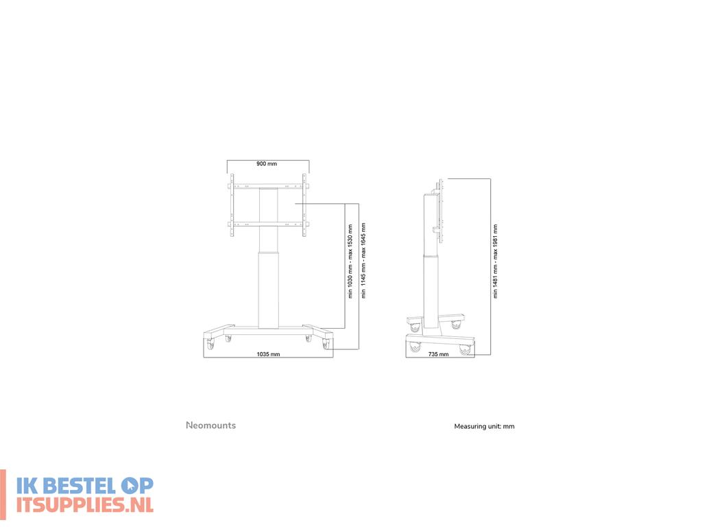 4718253-neomounts_plasma-m2250black_multimediawagen_-steun_zwart_draagbare_vloerstandaard