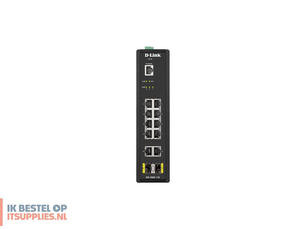 4710914-d-link_dis-200g-12s_netwerk-switch_managed_l2_gigabit_ethernet_101001000_zwart