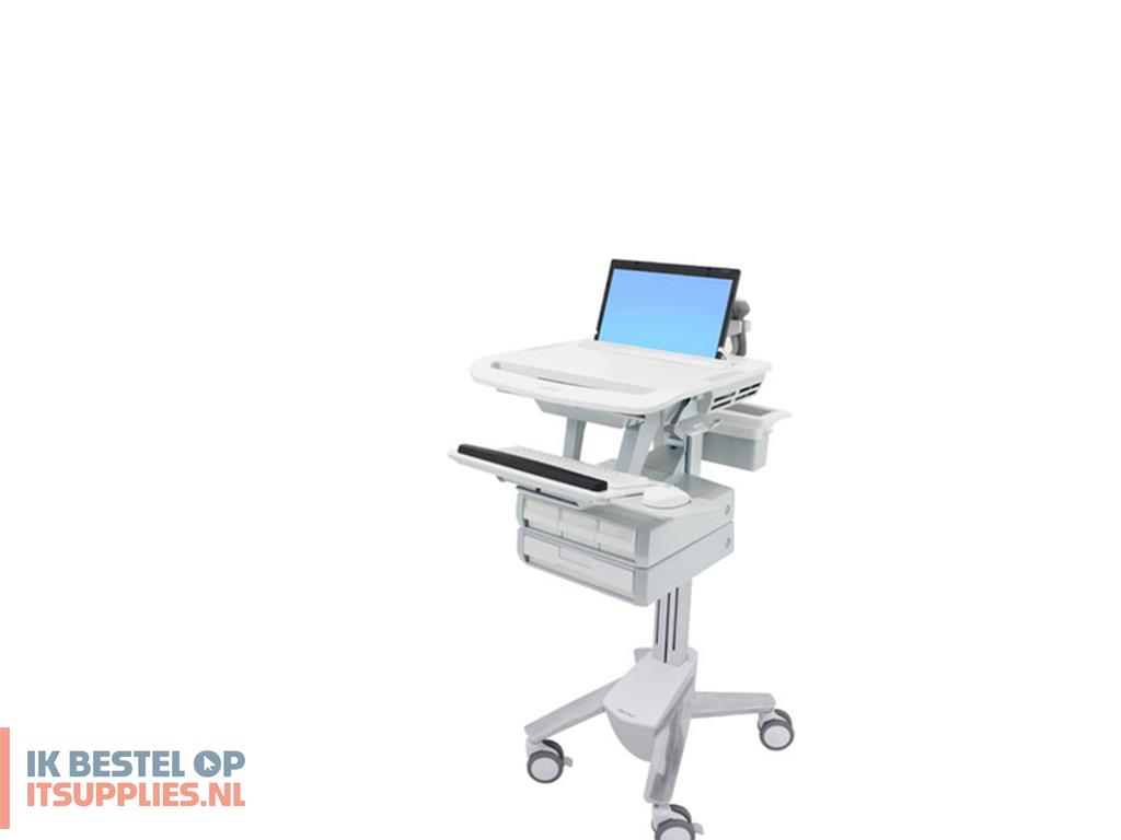 1817512-refurbished_ergotron_styleview_aluminium-_grijs-_wit_laptop_multimediawagentje