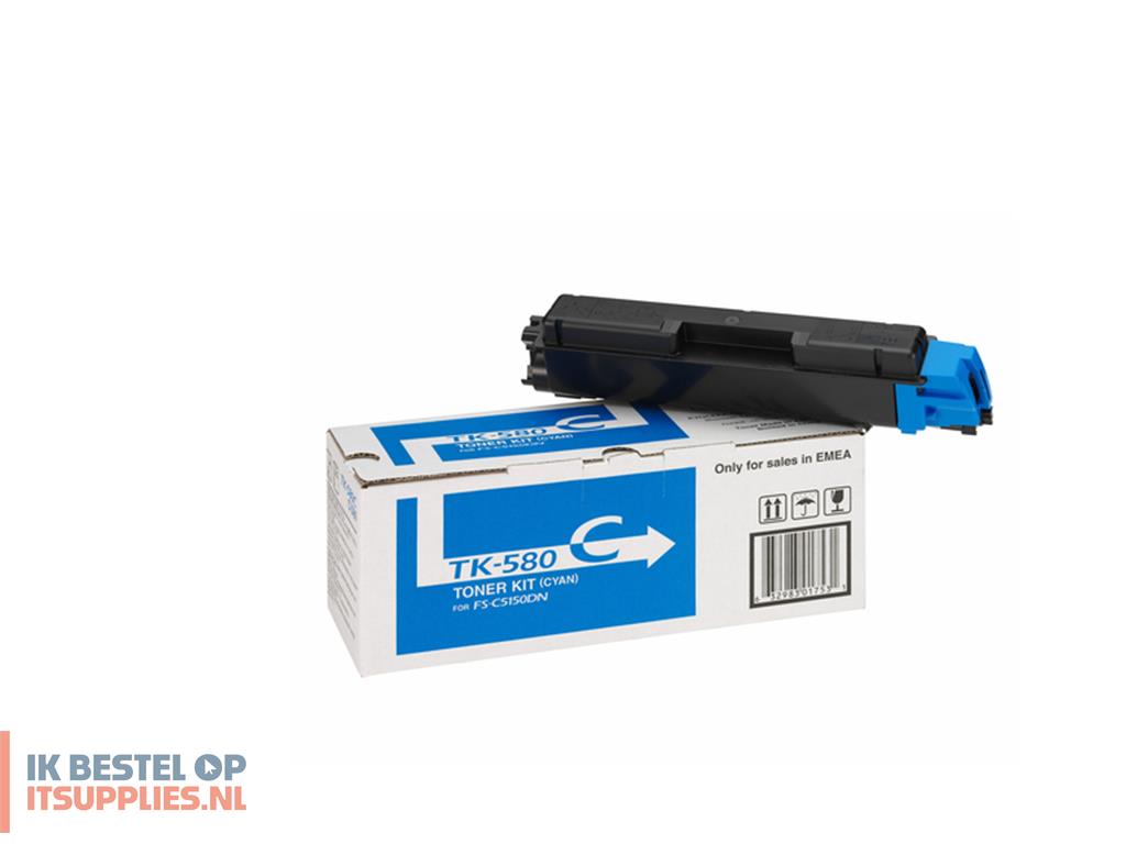 4540935-kyocera_tk-580c_tonercartridge_1_stuks_origineel_cyaan