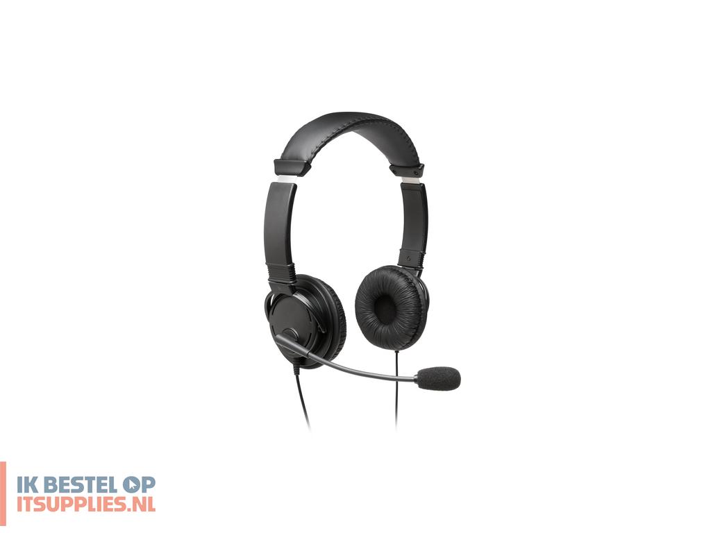 1614635-kensington_k97601ww_hoofdtelefoonheadset_bedraad_hoofdband_oproepenmuziek_usb_type-a_zwart