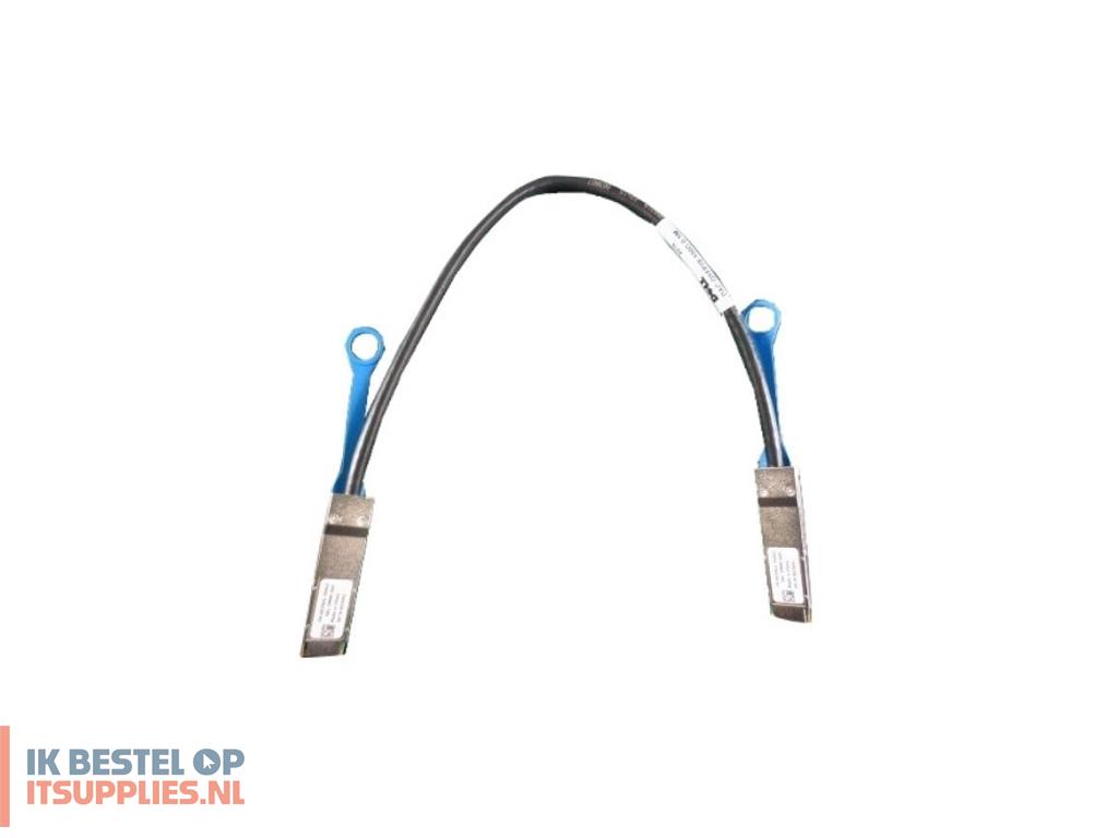 1733310-dell_y97vt_infiniband_en_glasvezelkabel_0-5_m_qsfp28_zwart