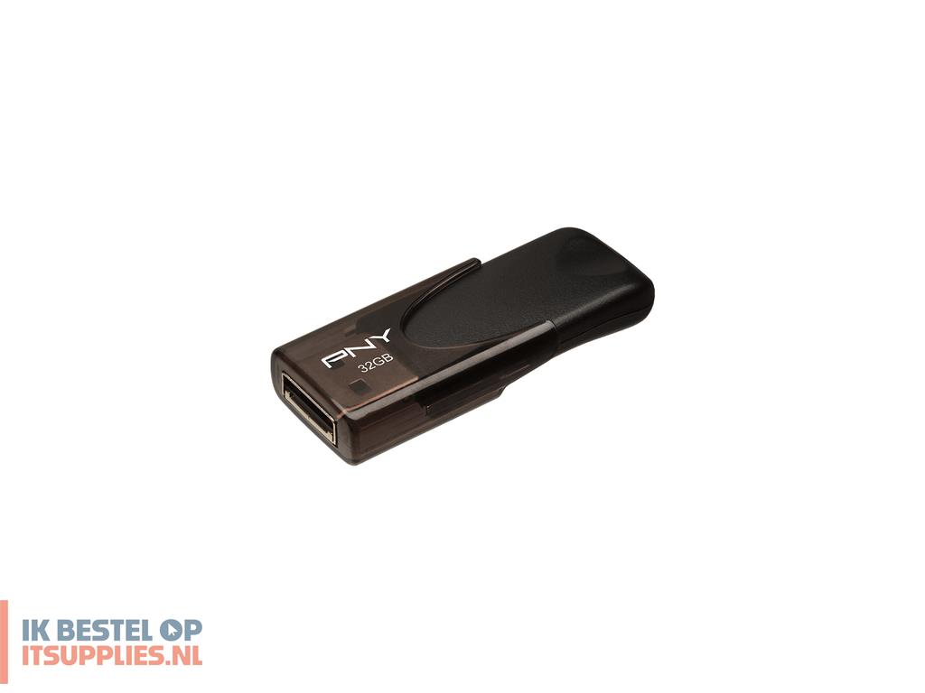 0927125-pny_attache_4_usb_20_usb_flash_drive_32_gb_usb_type-a_zwart