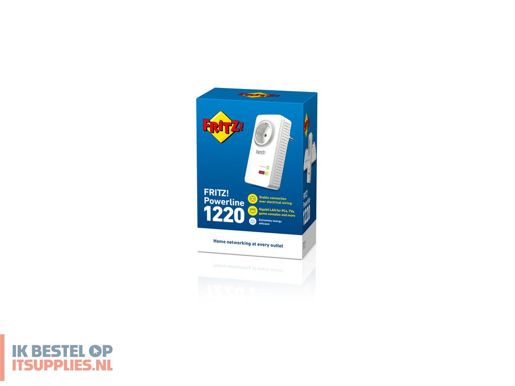 0129407-powerline_fritz_1220_int_1200_mbits_ethernet_lan_wit_1_stuks