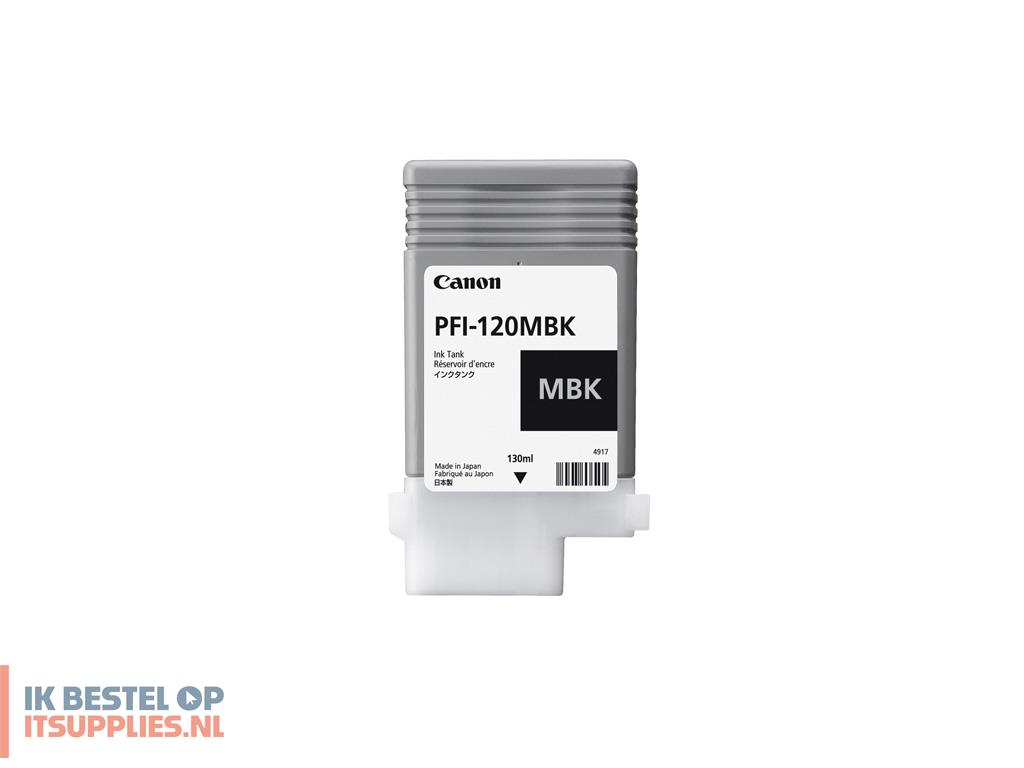 1604576-canon_pfi-120mbk_inktcartridge_1_stuks_origineel_mat_zwart