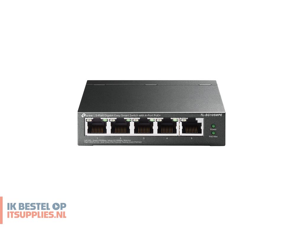 4514372-tp-link_tl-sg105mpe_netwerk-switch_l2_gigabit_ethernet_101001000_power_over_ethernet_poe_zwart