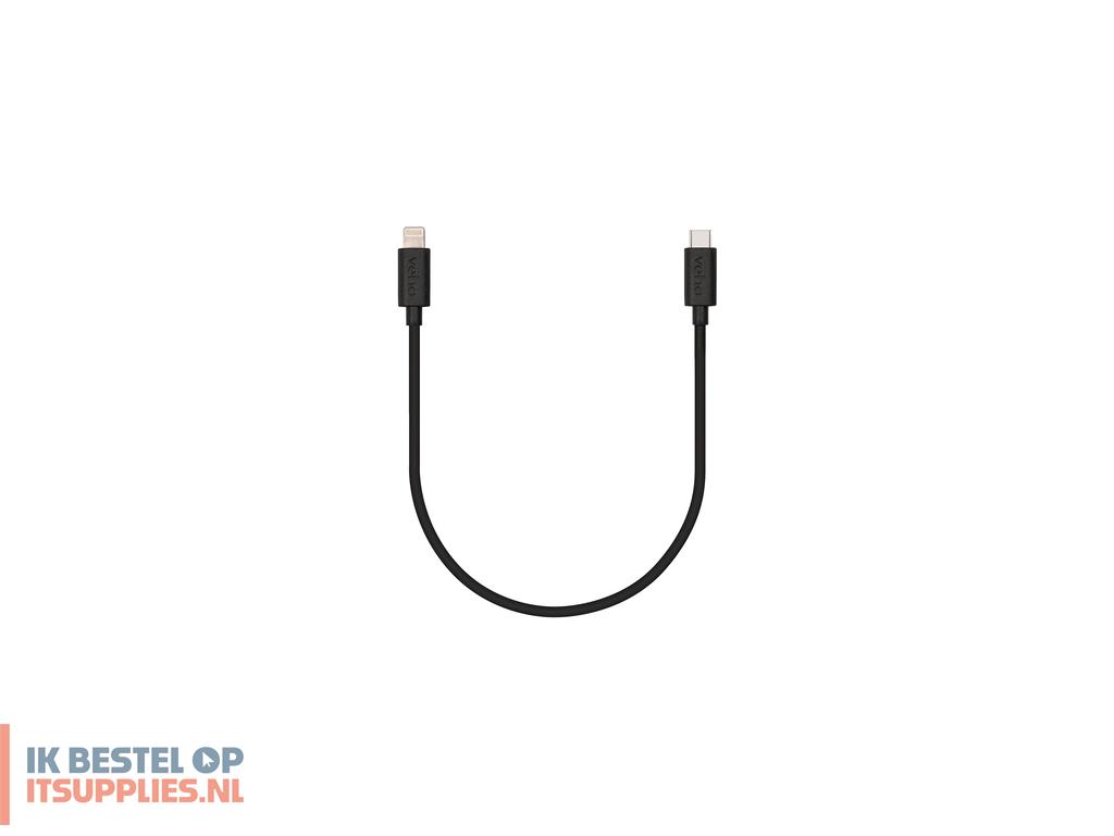 1552683-veho_vcl-004-mfi-c-20cm_lightning-kabel_0-2_m_zwart