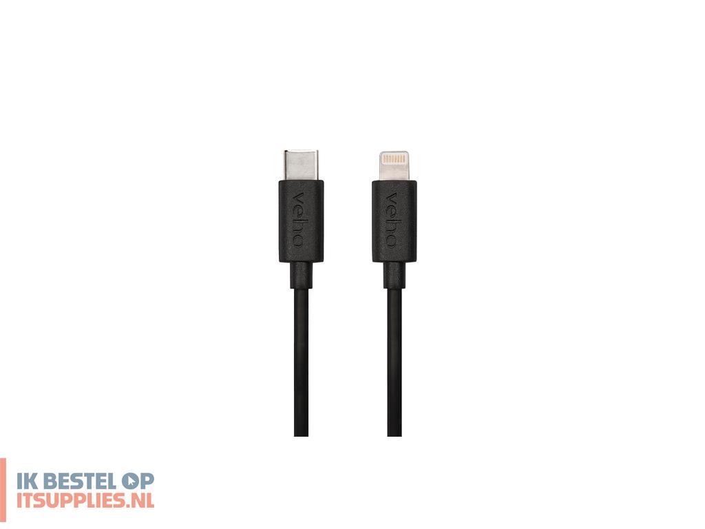 1556821-veho_vcl-004-mfi-c-20cm_lightning-kabel_0-2_m_zwart