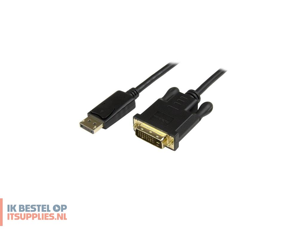 0927319-startechcom_dp2dvi2mm3_video_kabel_adapter_0-914_m_dvi-d_zwart
