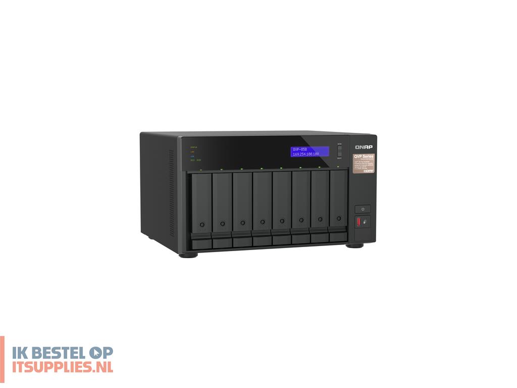 0128652-qnap_qvp-85b_data-opslag-server_nas_tower_intel_core_i5_32_gb_ddr4_hdd_qvr_pro_zwart