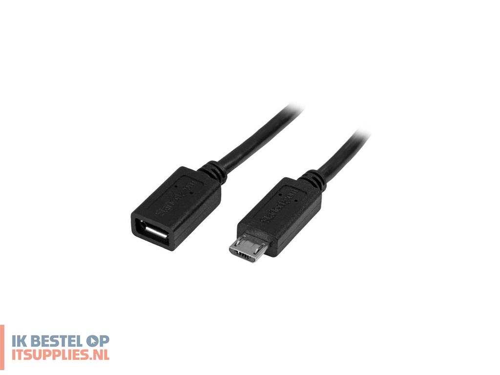 0942343-startechcom_usbubext50cm_usb-kabel_usb_20_micro-usb_b_zwart
