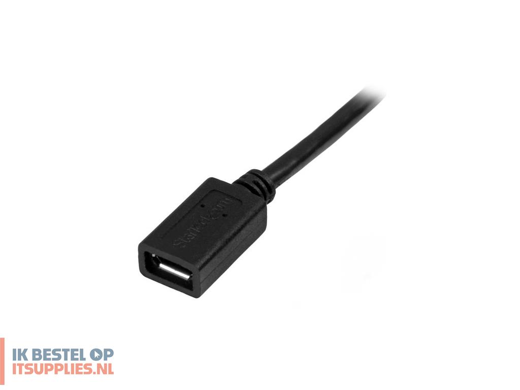 0947819-startechcom_usbubext50cm_usb-kabel_usb_20_micro-usb_b_zwart