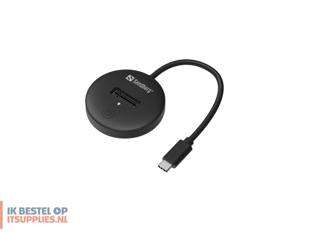 0019224-sandberg_136-47_basisstation_voor_opslagstations_usb_type-c_zwart