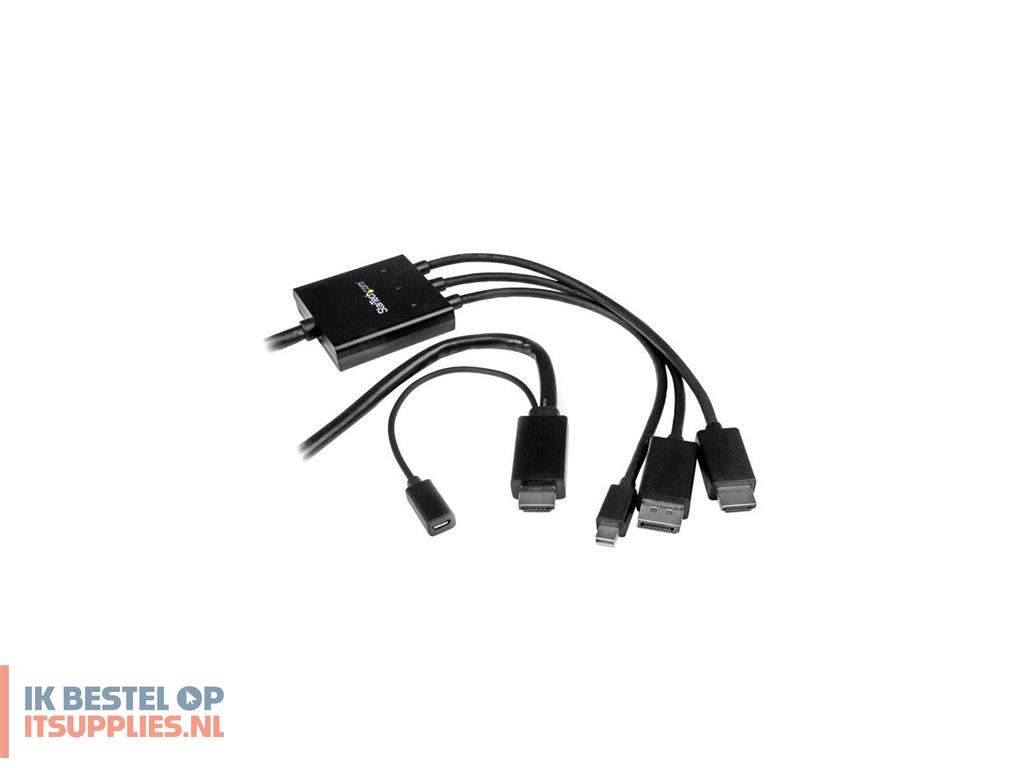 3516054-startechcom_dpmdphd2hd_video_kabel_adapter_displayport_mini_displayport_hdmi_hdmi_usb_zwart