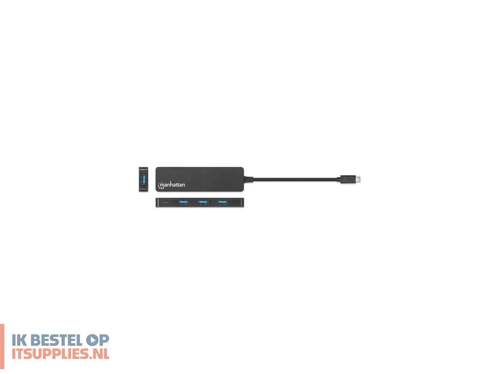 3155175-manhattan_164924_interface_hub_usb_32_gen_1_31_gen_1_type-c_5000_mbits_zwart