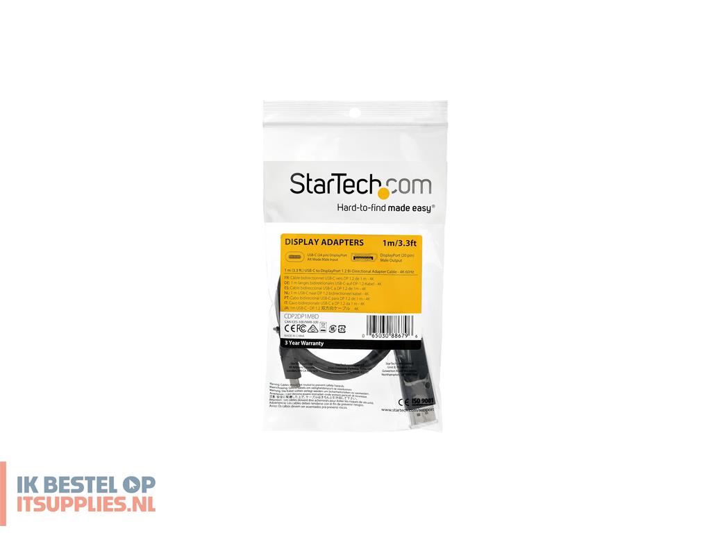 1041991-startechcom_cdp2dp1mbd_video_kabel_adapter_usb_type-c_zwart