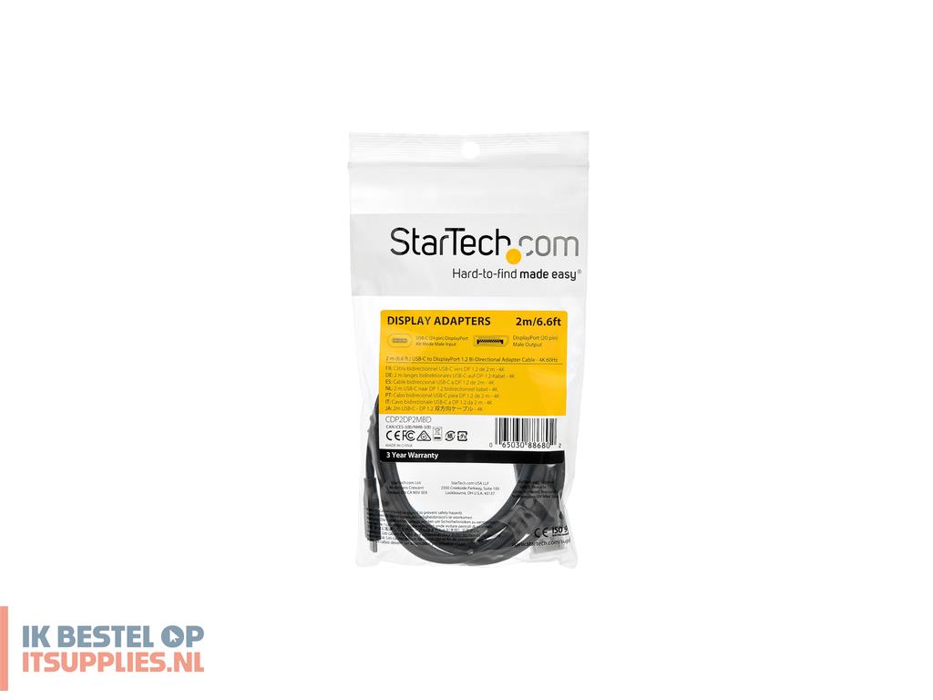 1040669-startechcom_cdp2dp2mbd_video_kabel_adapter_usb_type-c_zwart