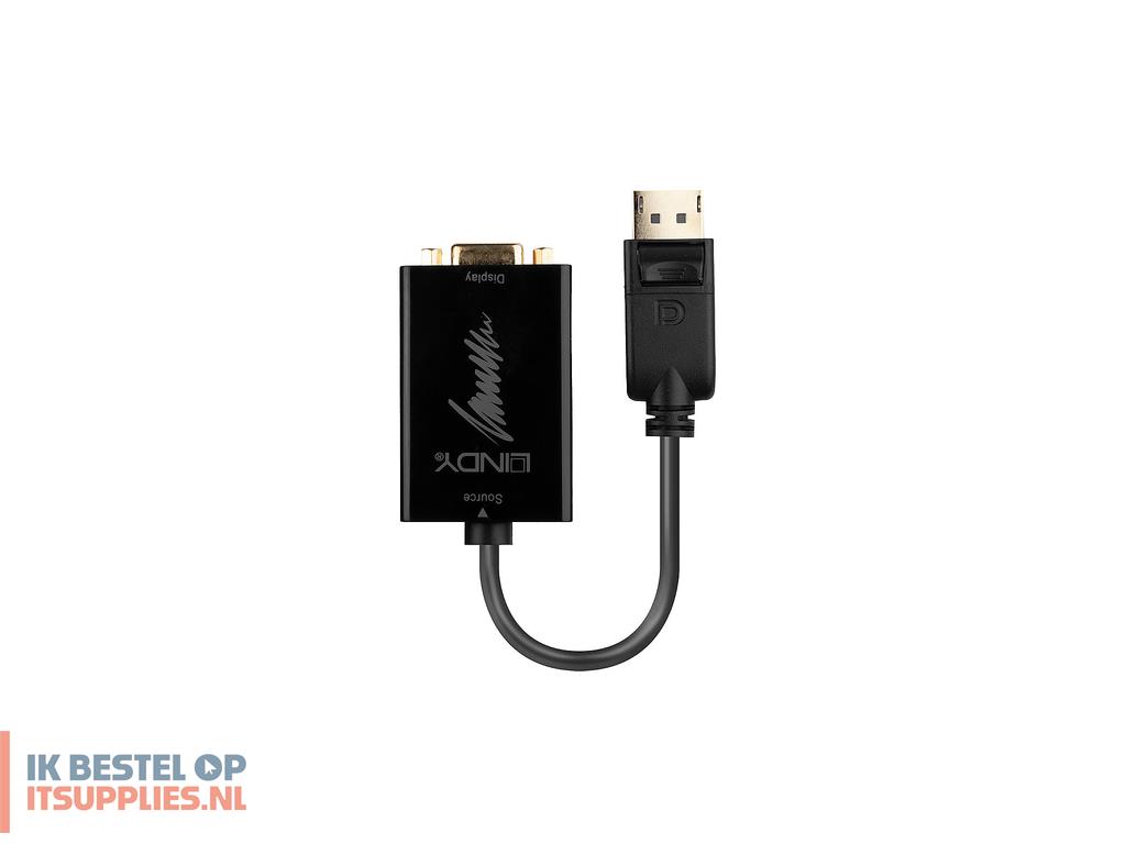 3612614-lindy_41006_video_kabel_adapter_0-15_m_vga_d-sub_displayport_zwart