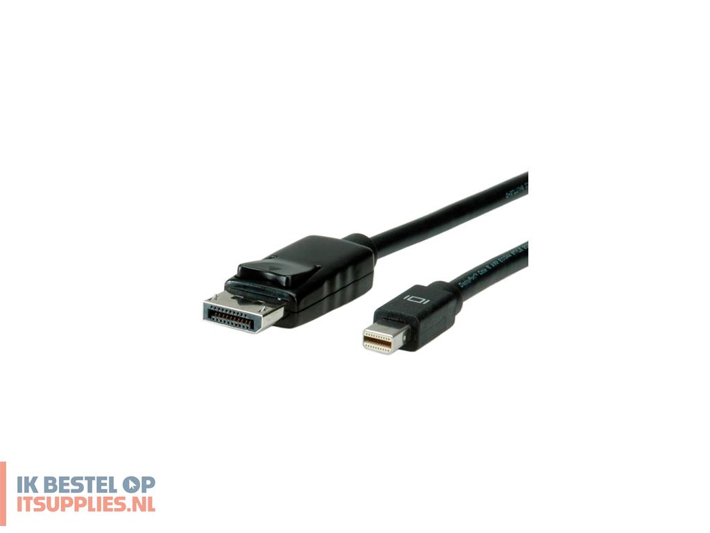 1602912-value_dp_-_mini_dp_mm_1_m_mini_displayport_zwart