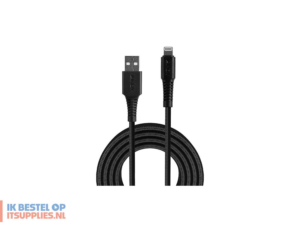 1619859-lindy_31290_lightning-kabel_0-5_m_zwart