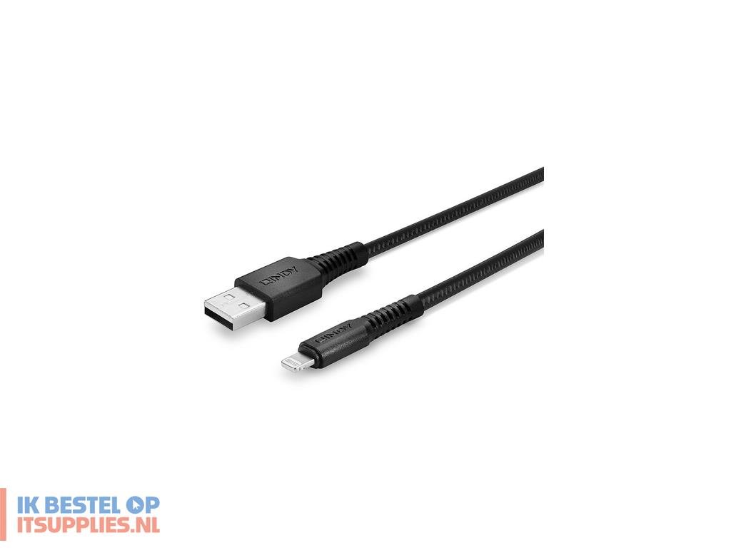 1624960-lindy_31290_lightning-kabel_0-5_m_zwart