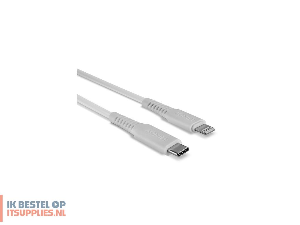 1637995-lindy_31315_lightning-kabel_0-5_m_wit