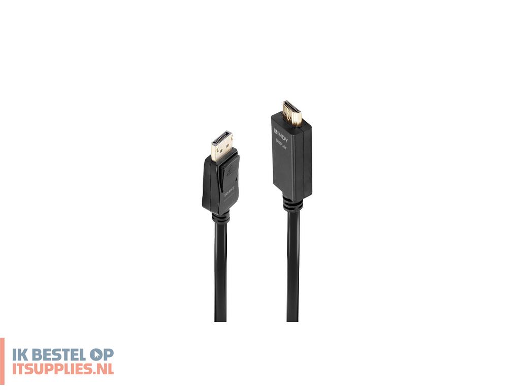 0138672-lindy_36923_video_kabel_adapter_3_m_displayport_hdmi_type_a_standaard_zwart