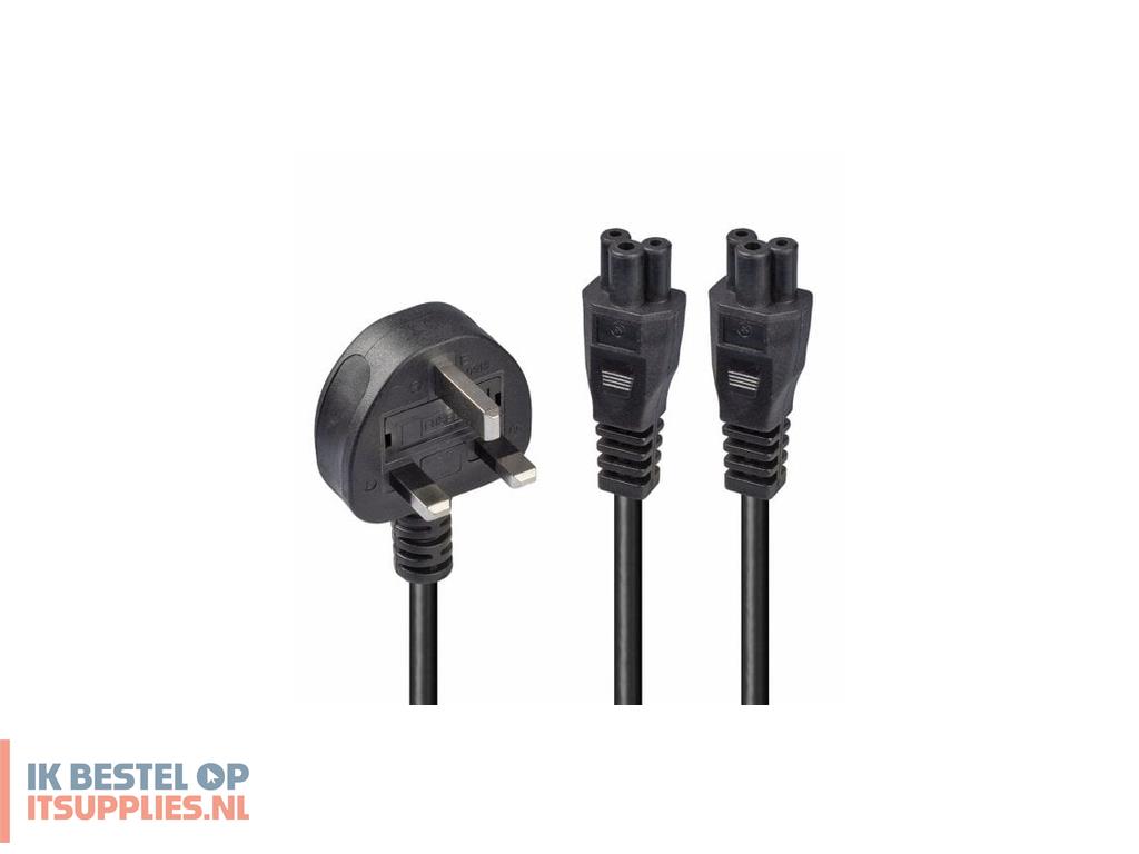 1701094-lindy_30428_electriciteitssnoer_zwart_2-5_m_netstekker_type_g_2_x_c5_stekker