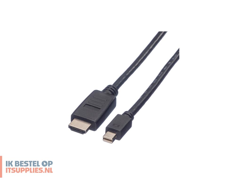 4627335-value_11995792_video_kabel_adapter_3_m_mini_displayport_zwart