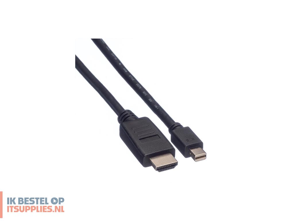 4629872-value_11995792_video_kabel_adapter_3_m_mini_displayport_zwart