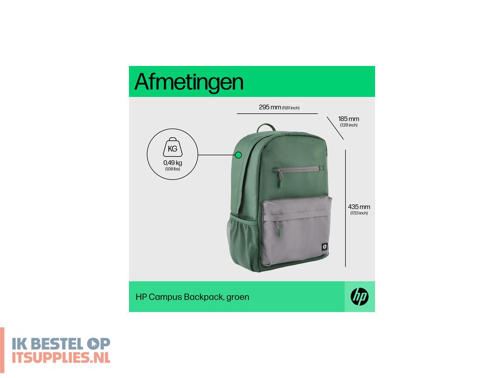 4826399-hp_campus_green_backpack_rugzak_casual_rugzak_groen-_grijs_polyester-_polyfoam