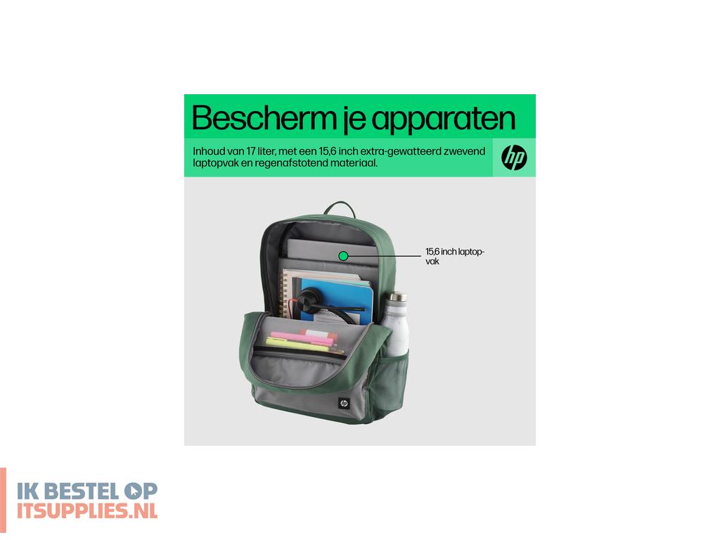 4828760-hp_campus_green_backpack_rugzak_casual_rugzak_groen-_grijs_polyester-_polyfoam