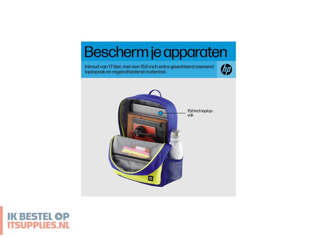 0642237-hp_campus_blue_backpack_rugzak_casual_rugzak_blauw-_geel_polyester-_polyfoam