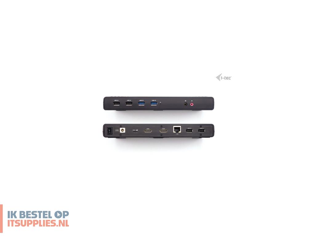 3338264-refurbished_i-tec_cadualhdmidockpd_laptop_dock_poortreplicator_bedraad_usb_32_gen_1_31_gen_1_type-c_zwart