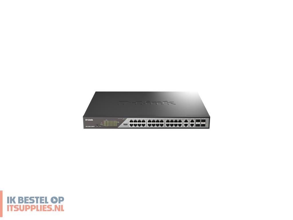 3420097-d-link_dss-200g-28mp_netwerk-switch_managed_l2_gigabit_ethernet_101001000_power_over_ethernet_poe_1u_grijs