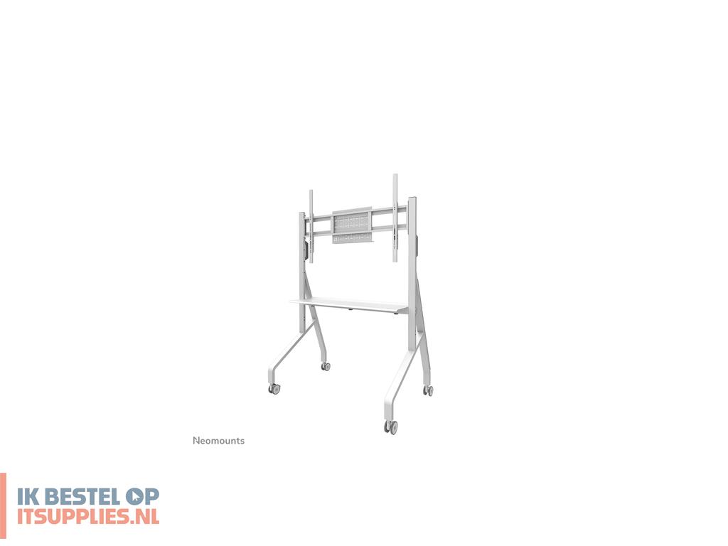 2734006-neomounts_fl50-525wh1_multimediawagen_-steun_wit_vlakke_paneel_multimediatrolley