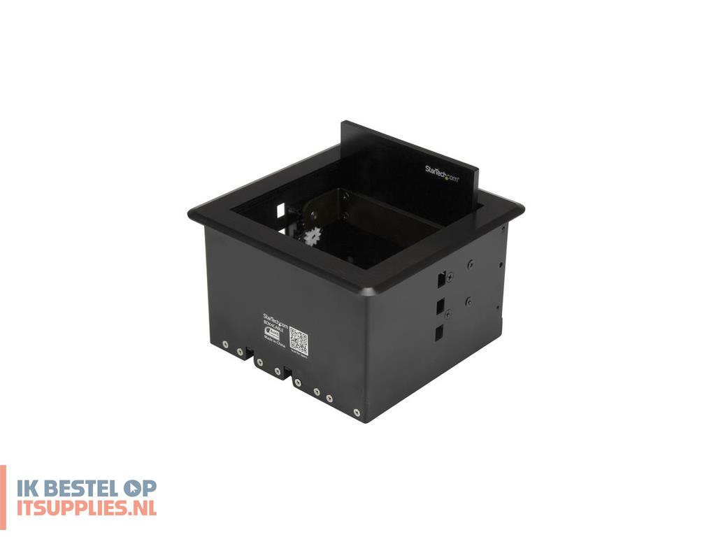 0927366-startechcom_box4cable_kabelbeheersysteem_bureau_kabeldoos_zwart_1_stuks