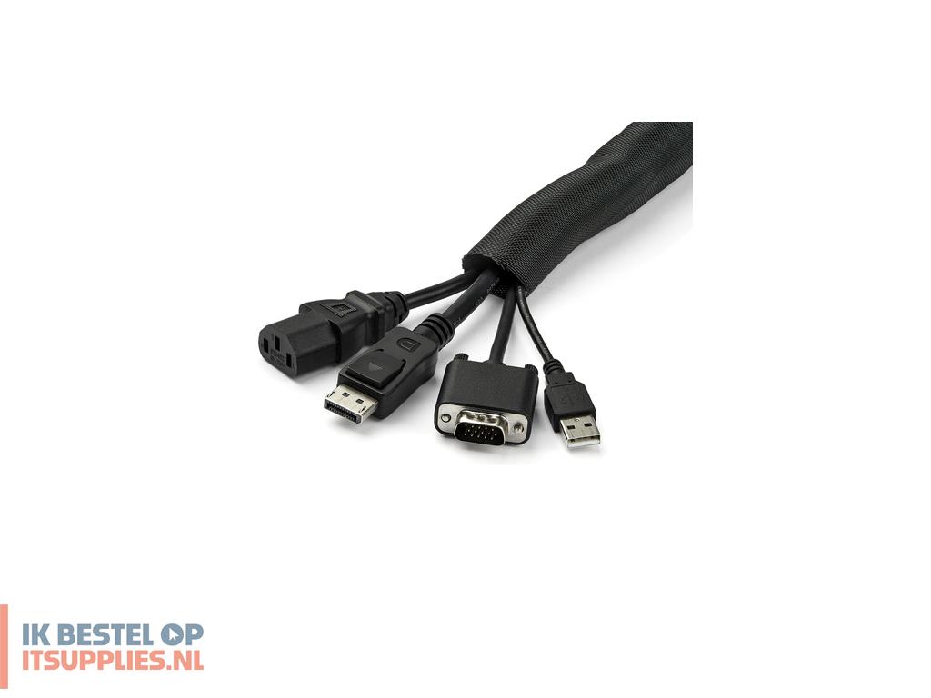 0630427-startechcom_wkstncm2_kabelbeheersysteem_kabelkous_zwart_1_stuks