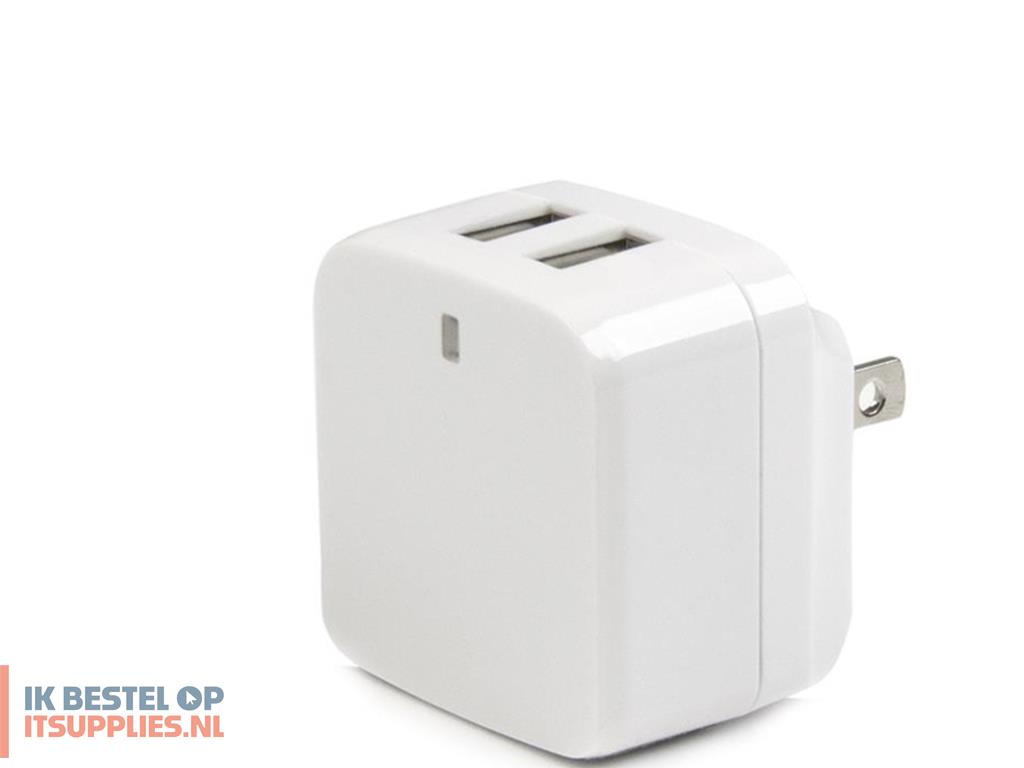 0628758-startechcom_usb2pacwh_oplader_voor_mobiele_apparatuur_smartphone-_tablet_ac_binnen