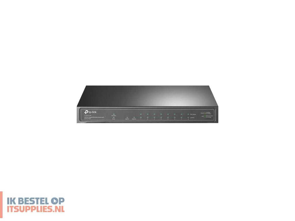 1608288-tp-link_tl-sg1210p_netwerk-switch_unmanaged_gigabit_ethernet_101001000_power_over_ethernet_poe_grijs