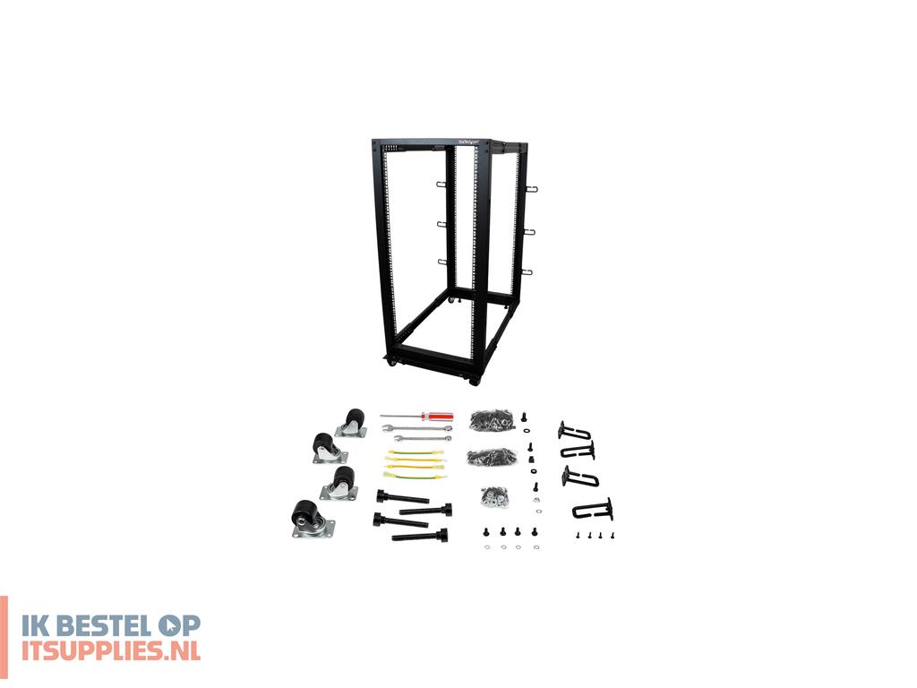 1911601-startechcom_4postrack25u_rack_vrijstaande_rek_zwart